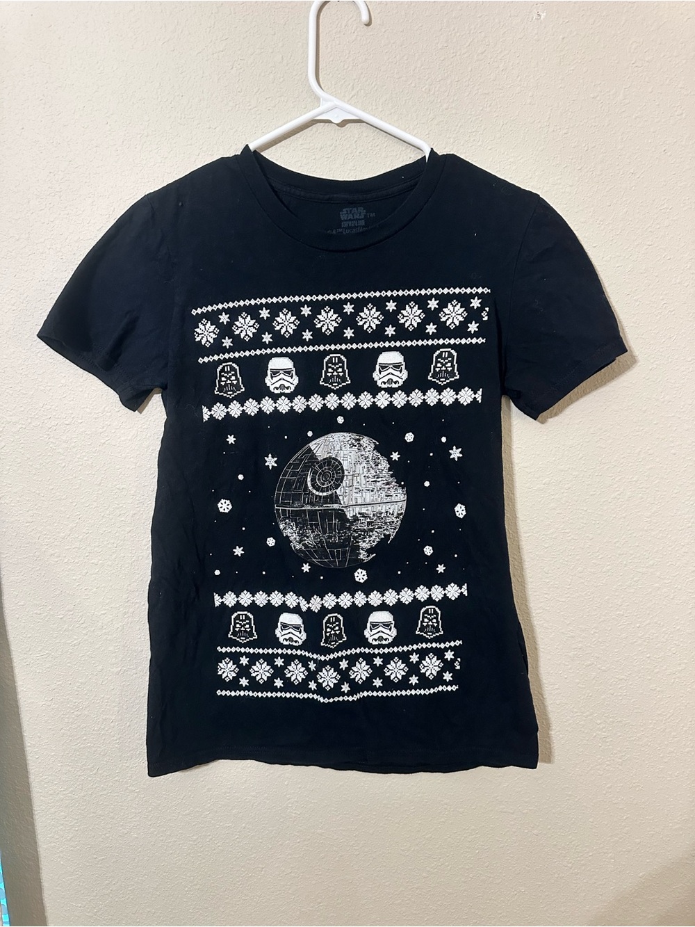 Star Wars Black Logo Interior Tag Tee